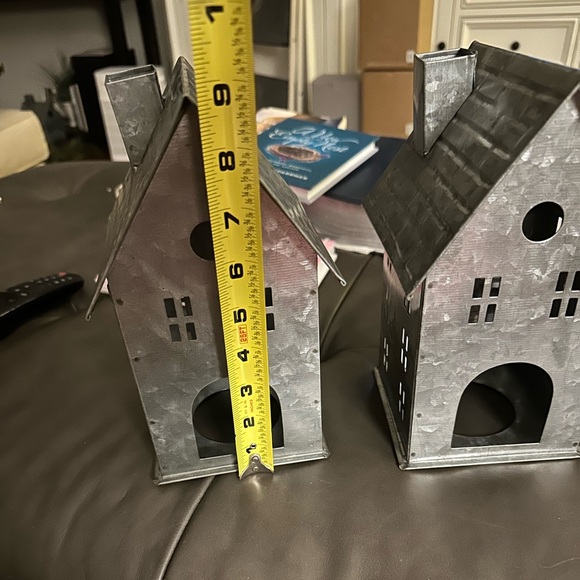 Pottery Barn Galvanized House Candle Holder - Picture 4 of 6